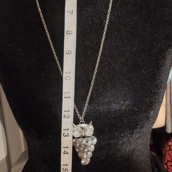 Jewelry - Silver Owl Pendant Necklace